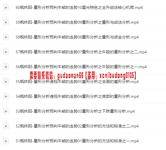 量学云讲堂江宇龙枫林阳 33期 量形分析透视牛熊的走势量形分析之全面的量形分析